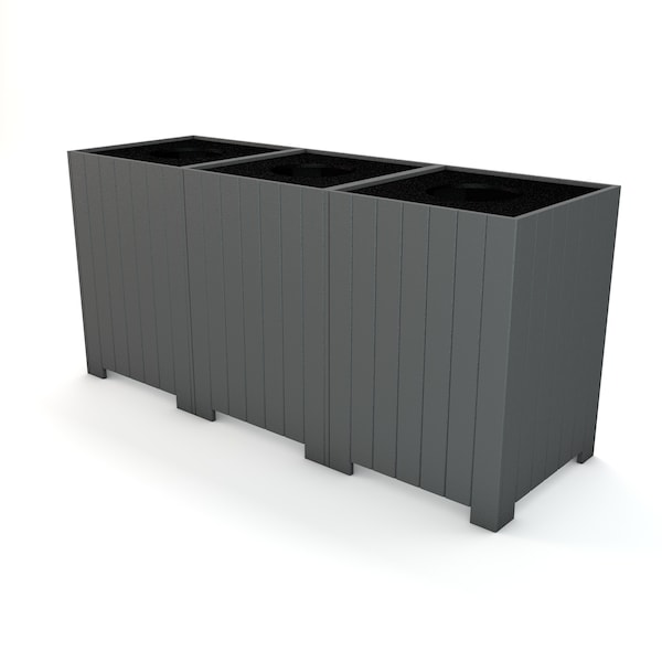 96 gal. Square Trash Can